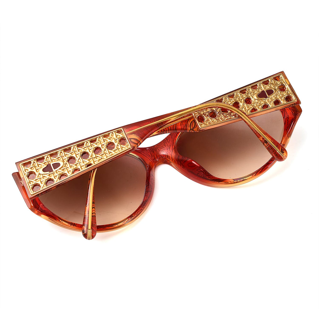 DIOR Ladies Round Sunglasses - Red 7777474 2