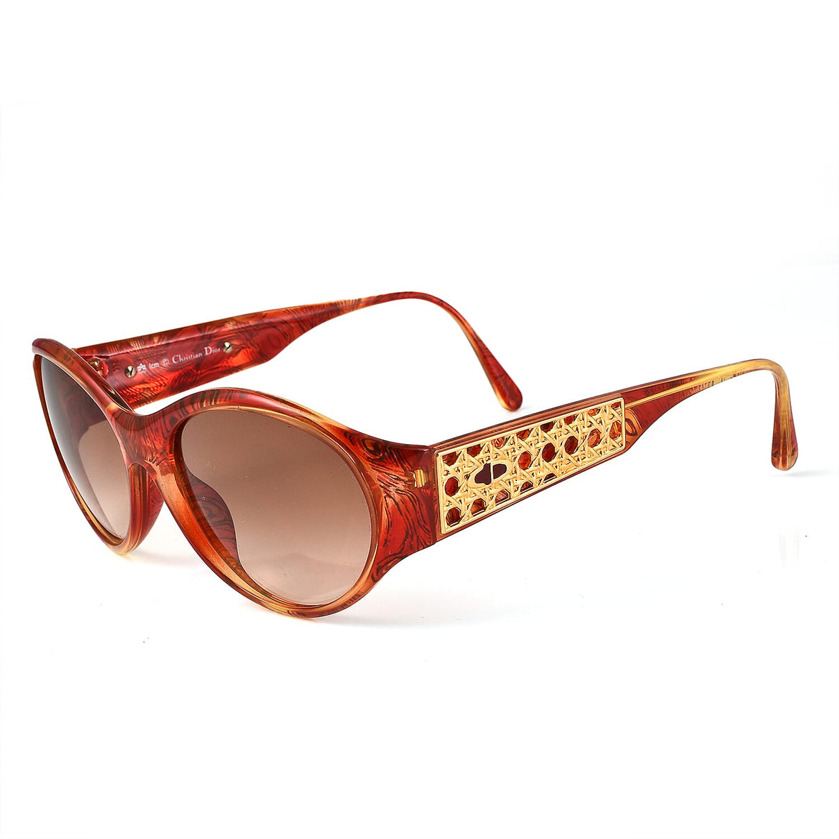 DIOR Ladies Round Sunglasses - Red 7777474 4