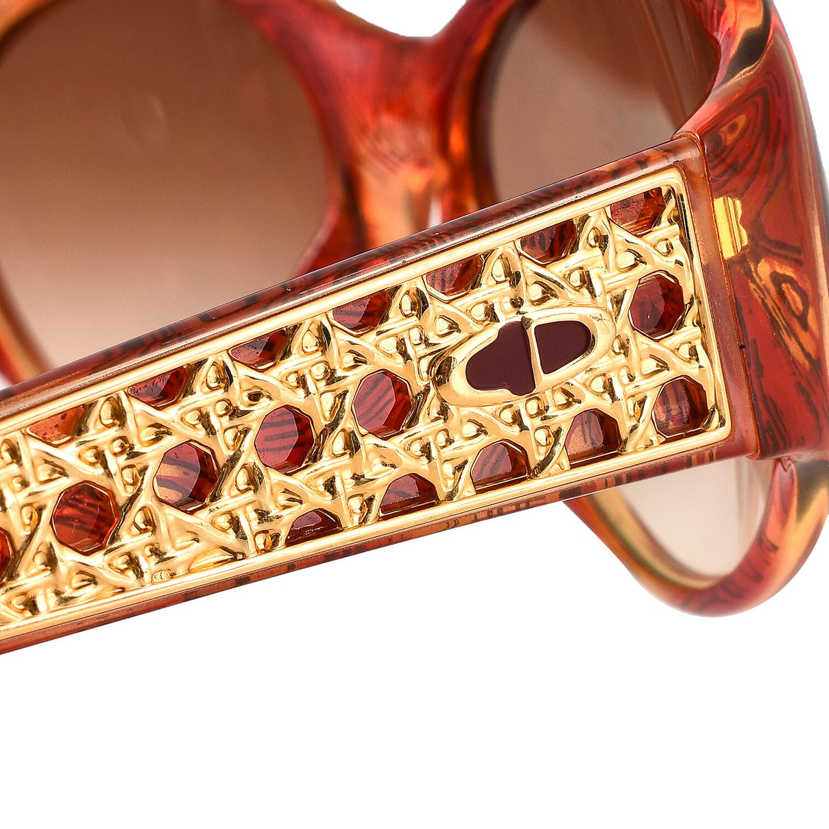 DIOR Ladies Round Sunglasses - Red 7777474 6