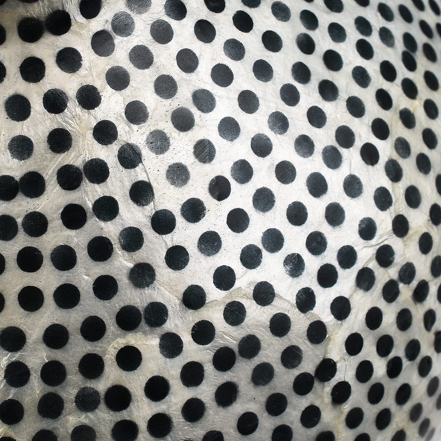 100% Handmade Capiz Circular Round Vase - Blue and White 7126577 4