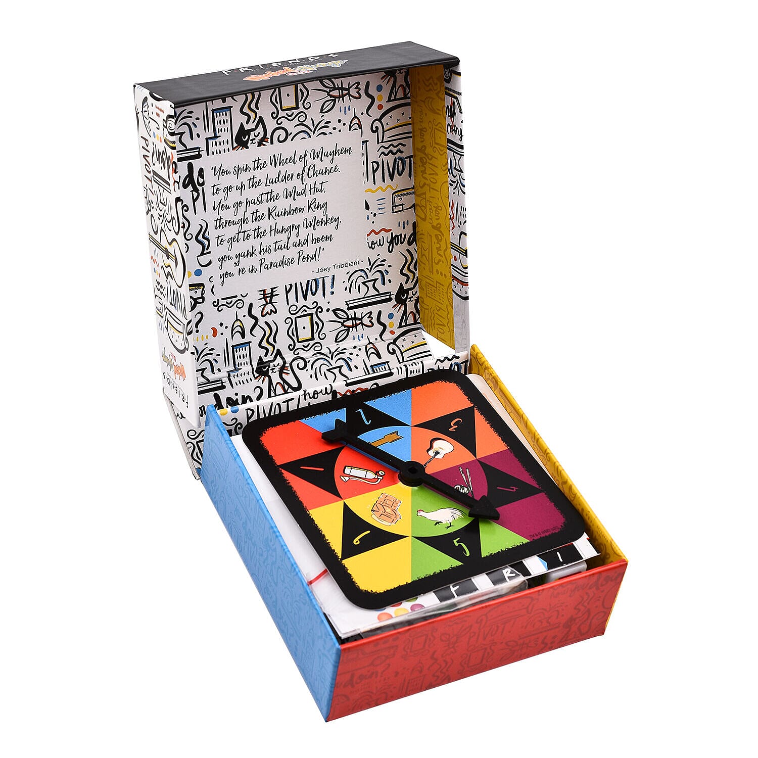 FRIENDS Wicked Wango Quiz Card Game for All Ages Family Game for 2 to 6 Players Based on the Famous Series 7384744 4