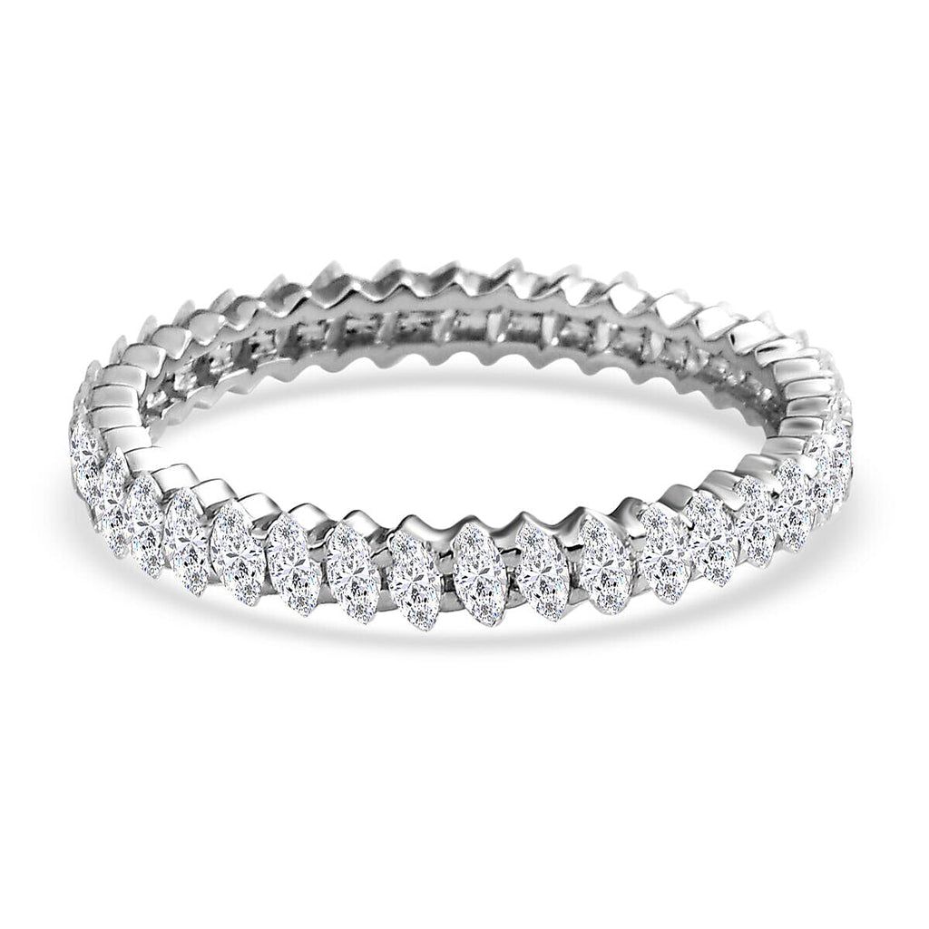 RHAPSODY 950 Platinum (Certified Diamond VS-E-F) Full Eternity Ring 1.25 Ct.