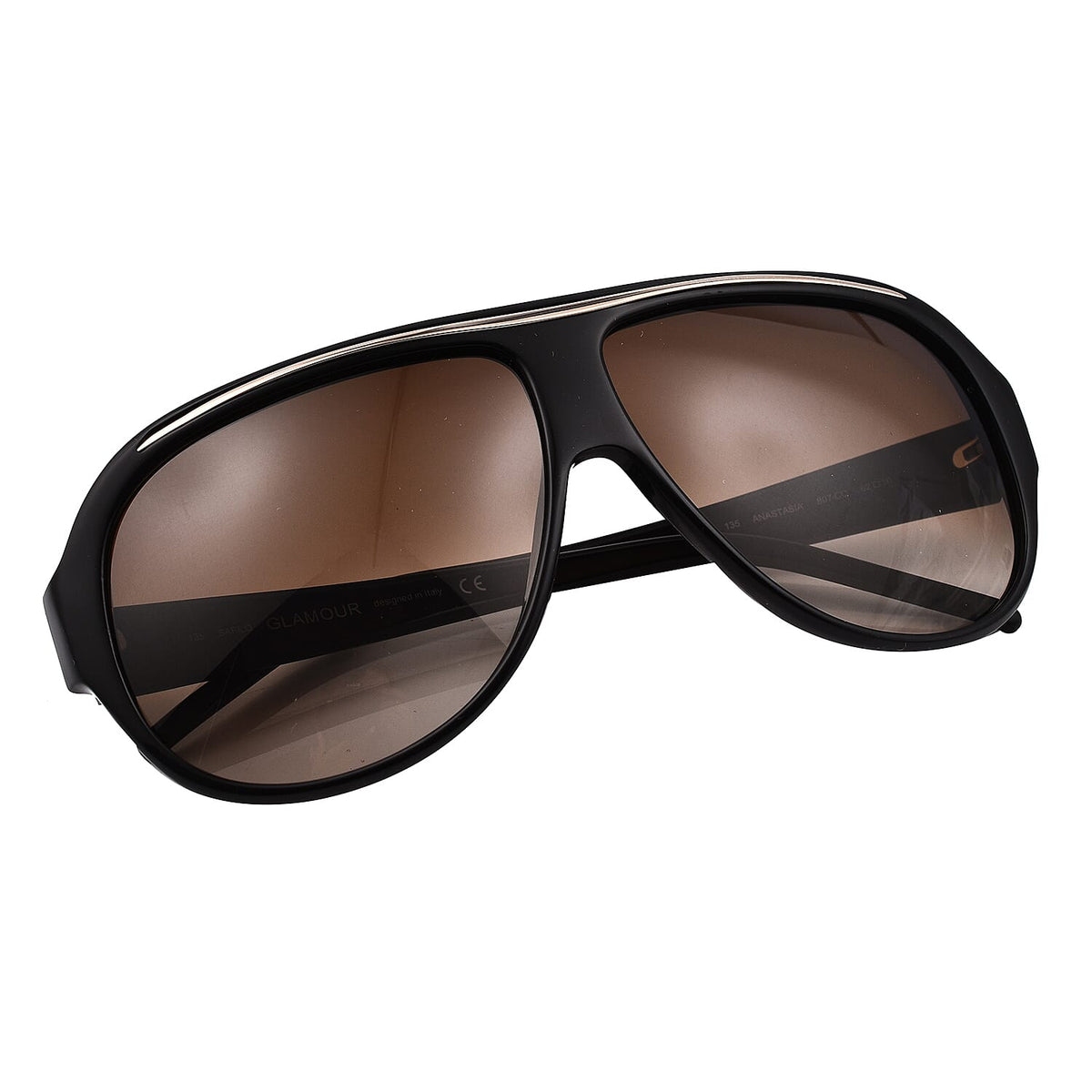 Safilo Ladies Aviator Sunglasses with Brown Lenses - Tortoise 7128402 3