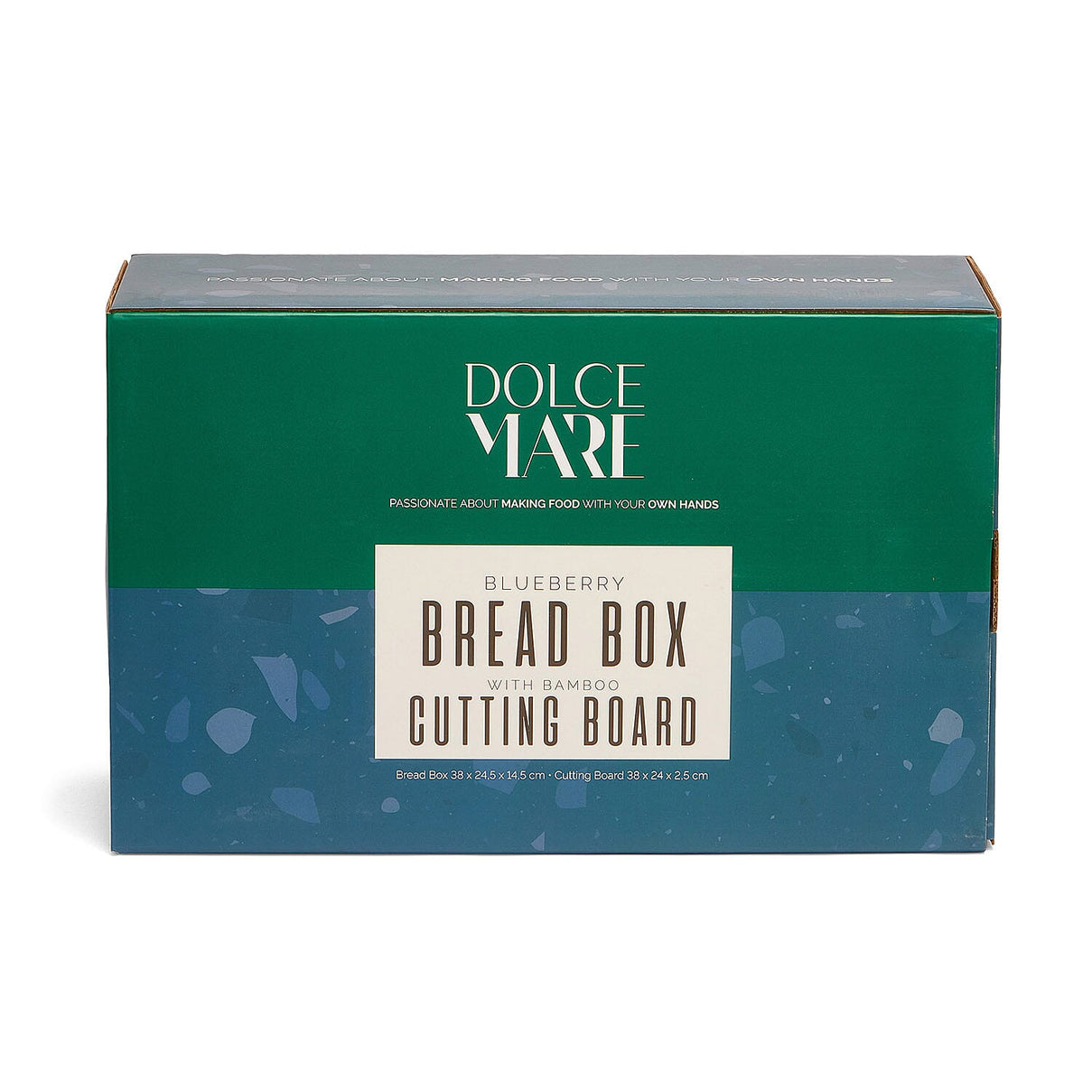 DOLCE MARE Bread Box with Bamboo Lid (Size 51x51x41 cm) - Blueberry 7674879 0