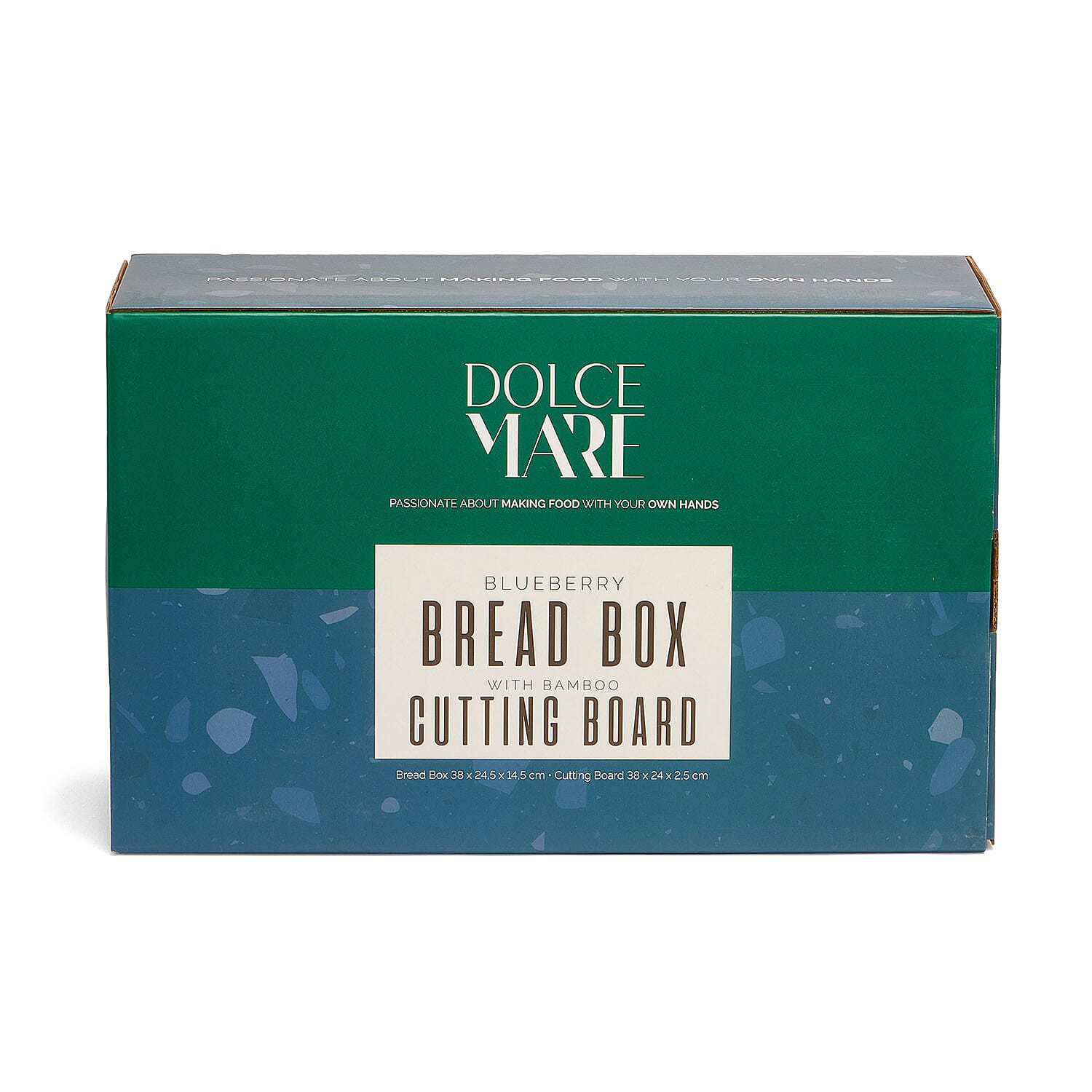 DOLCE MARE Bread Box with Bamboo Lid (Size 51x51x41 cm) - Blueberry 7674879 0
