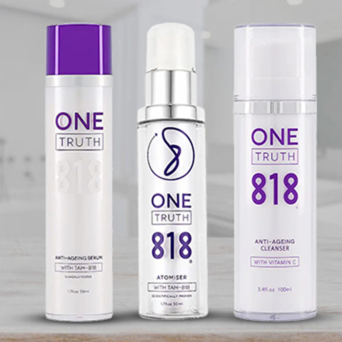 Set of One Truth 818 Serum, Atomiser and Cleanser 221228785 0
