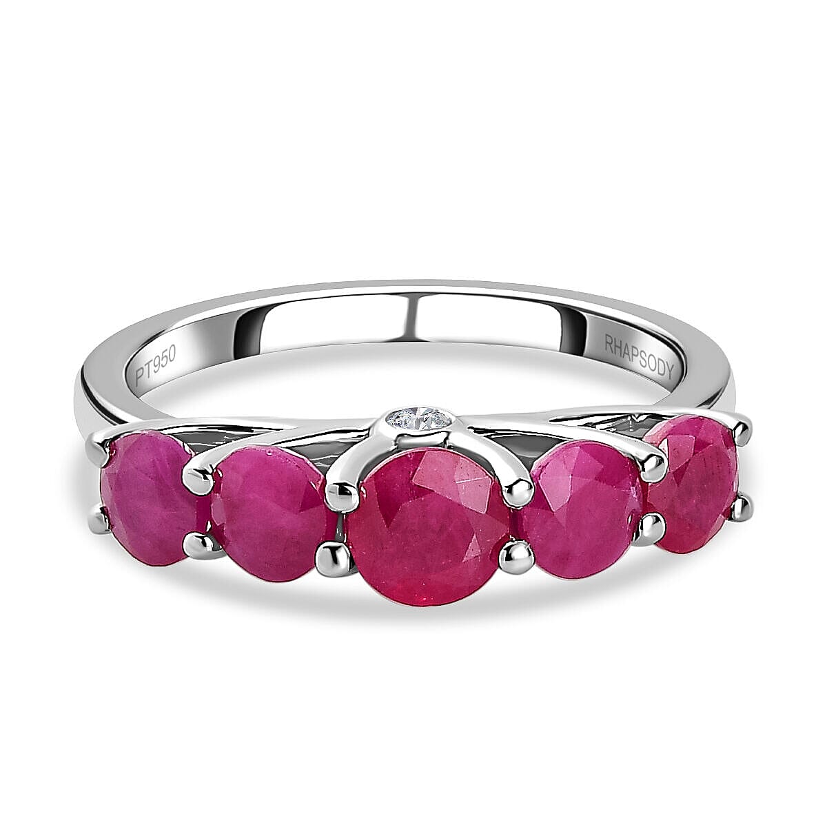 950 Platinum AAAA Ruby and Diamond (VS) Ring 7197080 0
