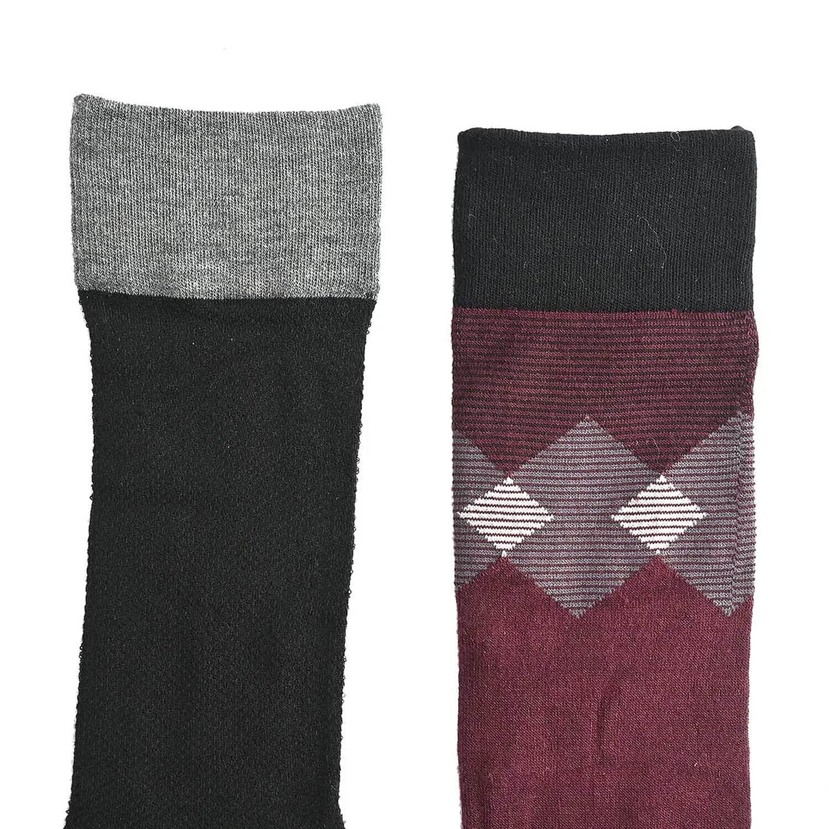 Dr. Scholls Men's 2pck Micro Pattern Dress Crew Socks 7485417 5