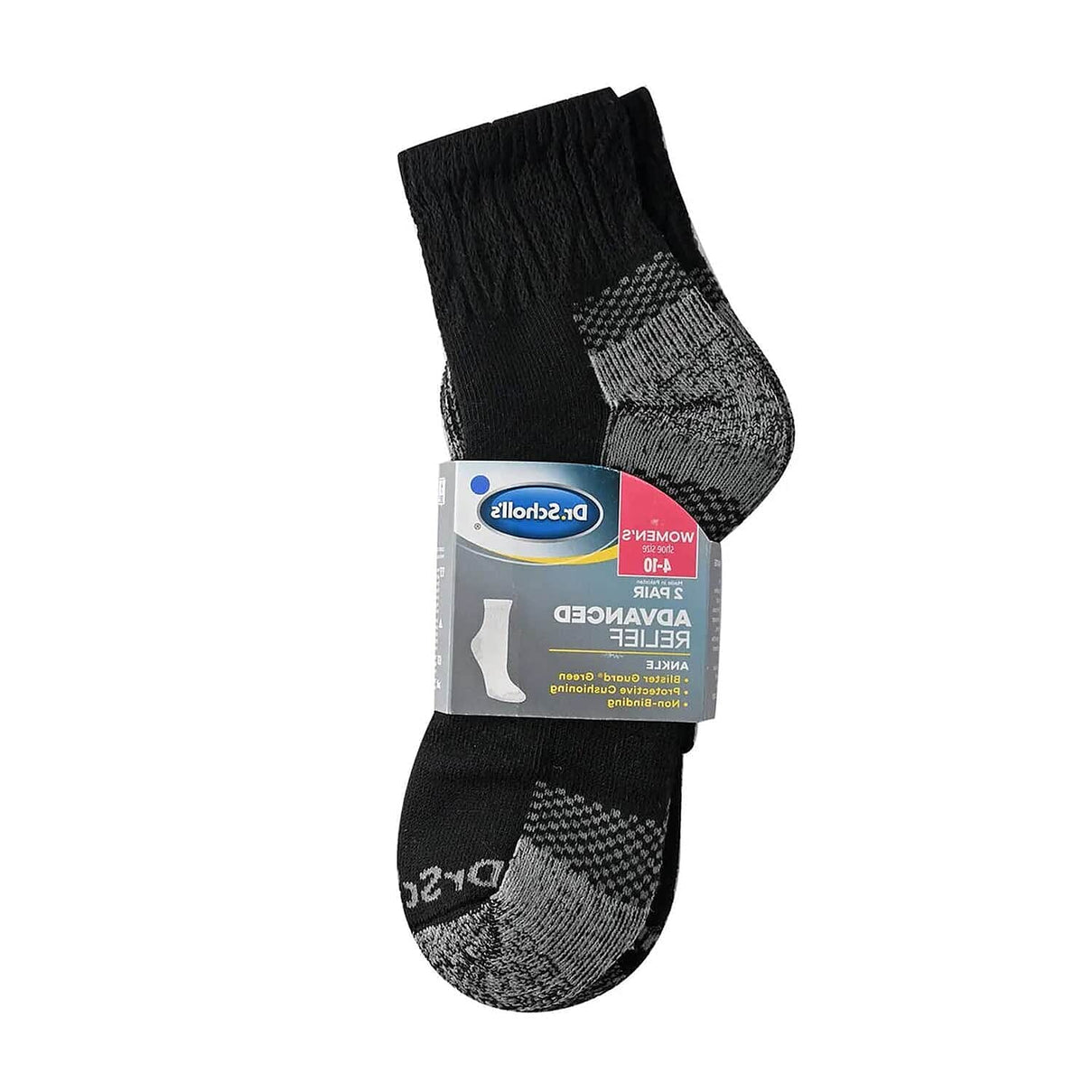 Dr. Scholls Womens Advance Relief Ankle Socks 2x Pair (Size 4-10) 7485508 4