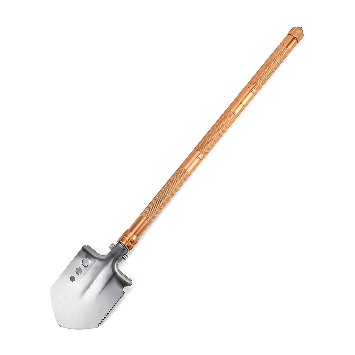 12 in 1 Multifunctional Folding Extra strong Garden Shovel, Folding Spade Camping, Portable Shovel - Black 7723324 2