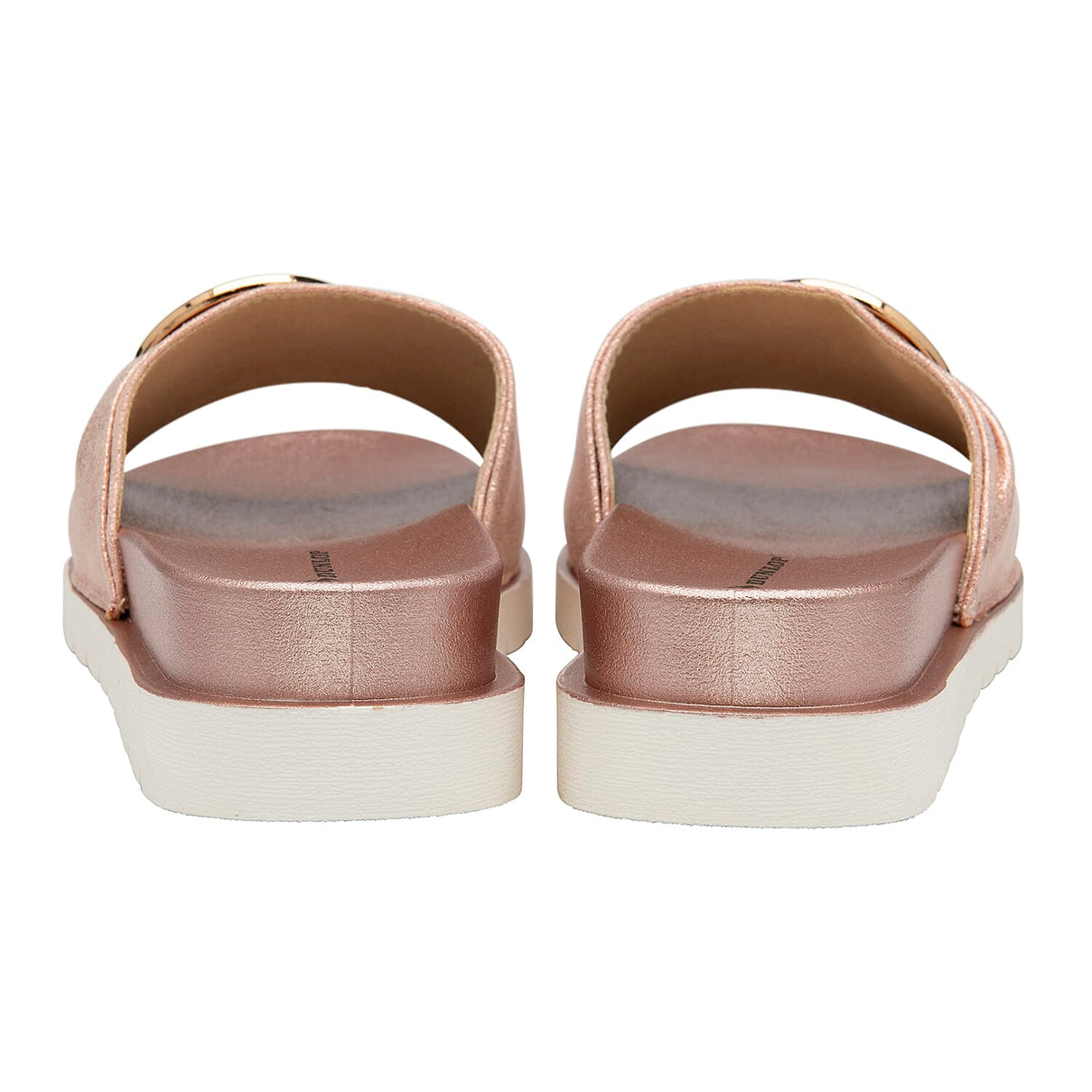 DUNLOP Paige Slip on Flip Flop (Size 3) - Rose Gold 7084053 1