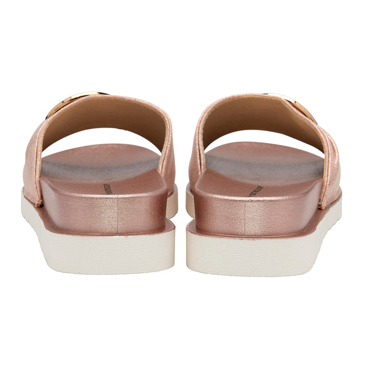 DUNLOP Paige Slip on Flip Flop (Size 3) - Rose Gold 7084053 2
