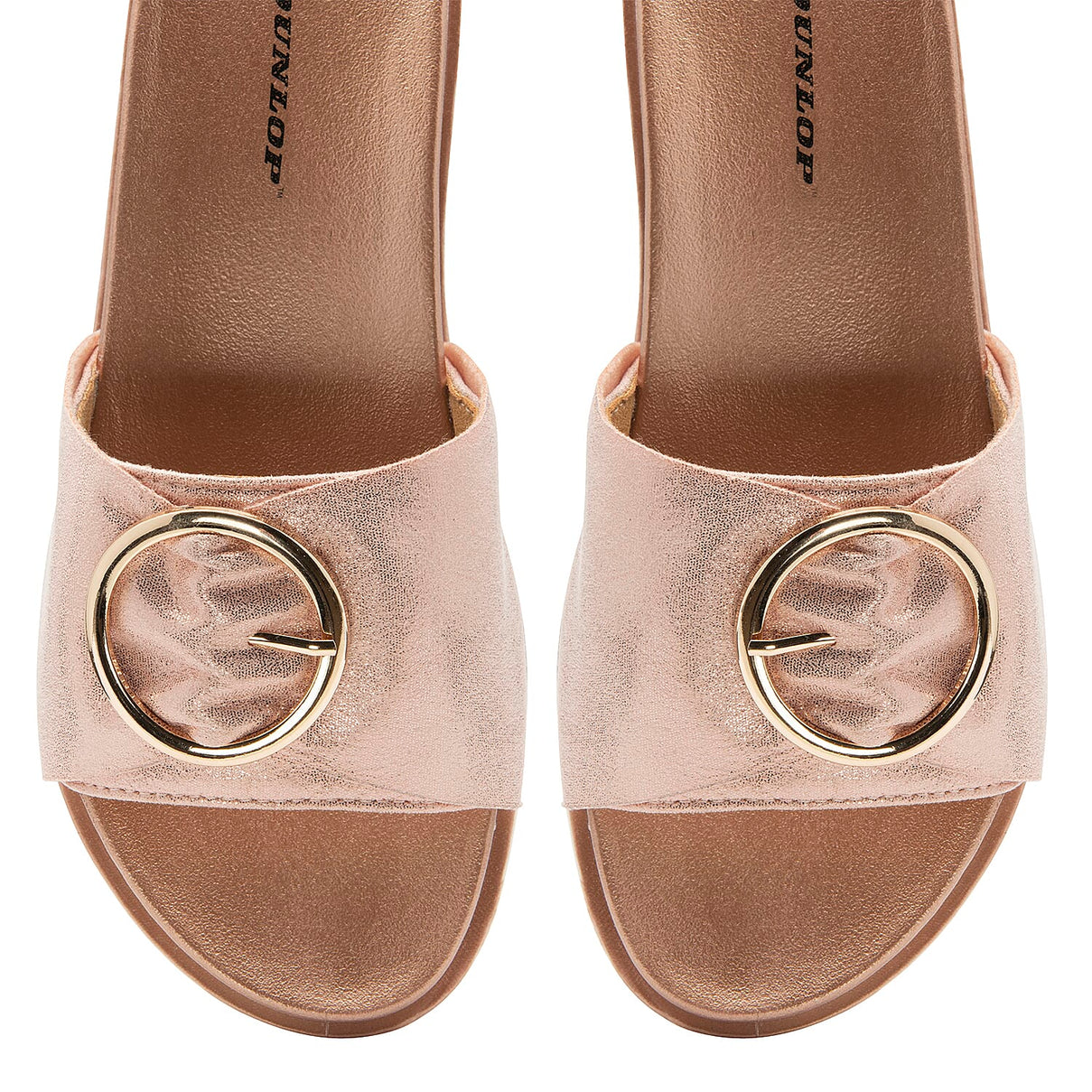 DUNLOP Paige Slip on Flip Flop (Size 3) - Rose Gold 7084053 3