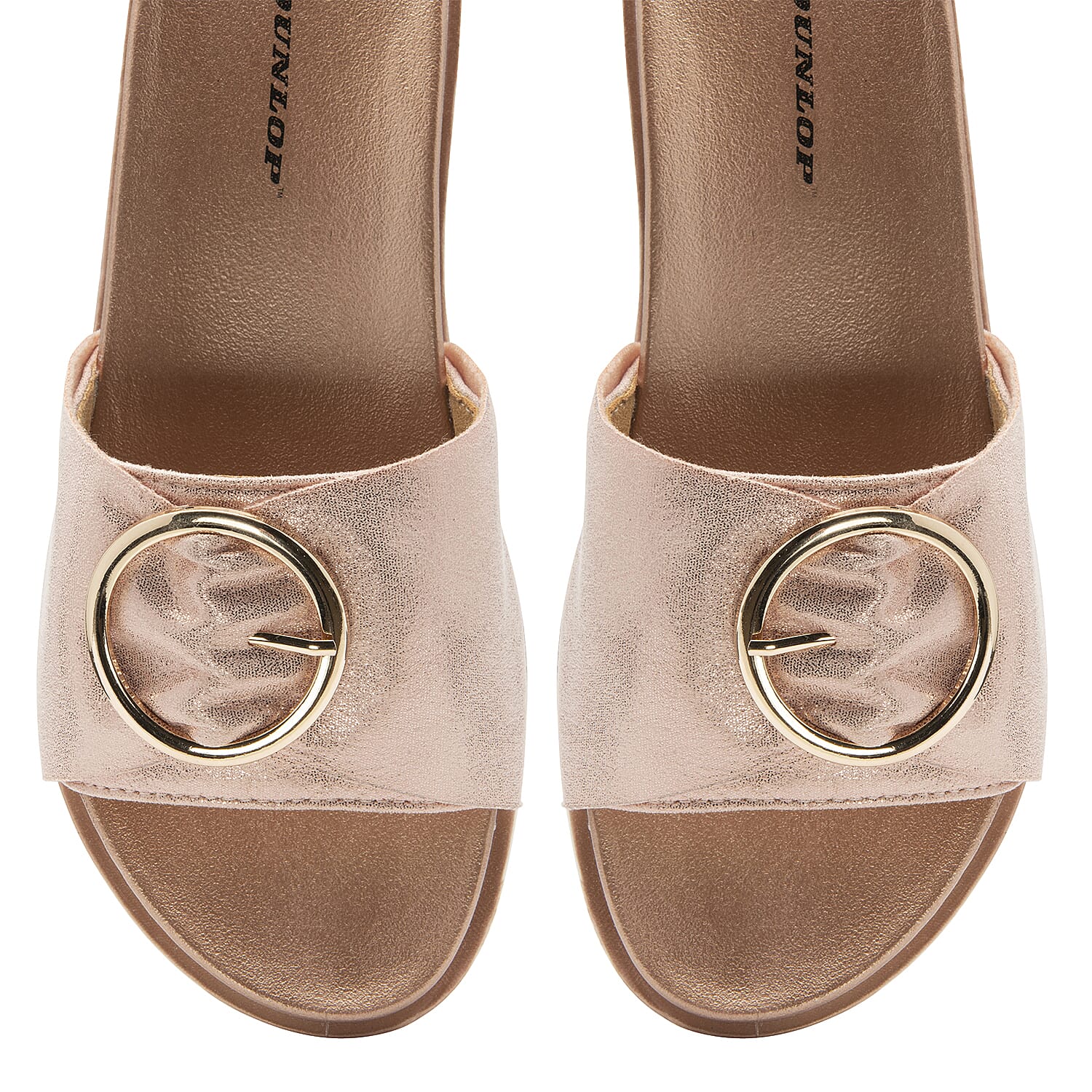 DUNLOP Paige Slip on Flip Flop (Size 3) - Rose Gold 7084053 3