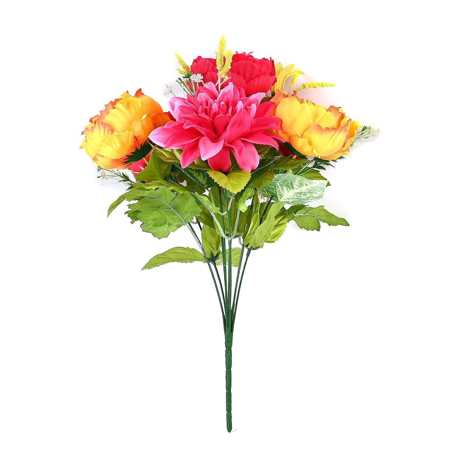 Dahlia Peony Large Faux Flower Bouquet 7688524 2