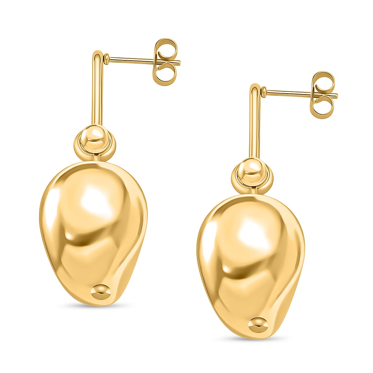 Designer Inspired Drop Earring in Yellow Gold Tone 8239325 3