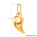 Designer Inspired Drop Earring in Yellow Gold Tone
