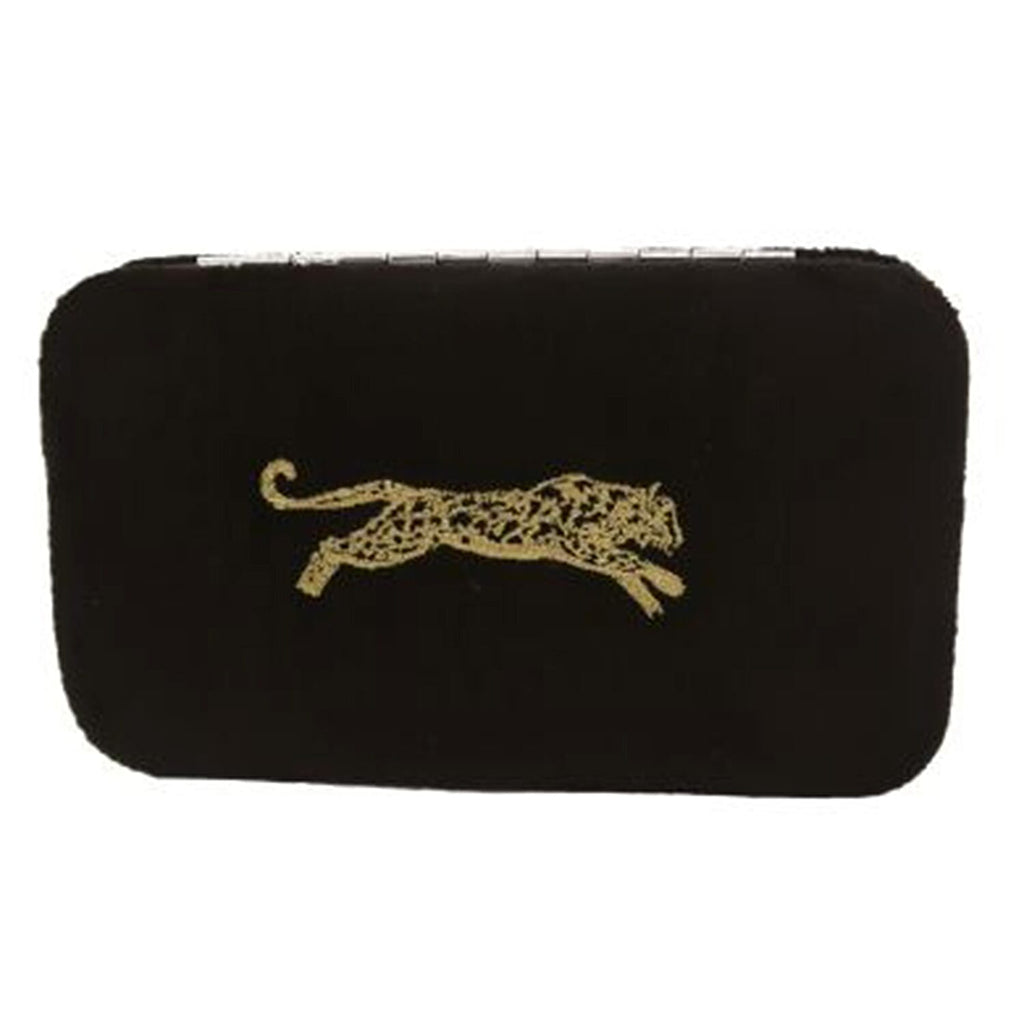 Danielle 5 Piece Set - Eyemask & Earplugs, Compact Mirror, Shower Cap, Manicure Set and Cosmetic Bag