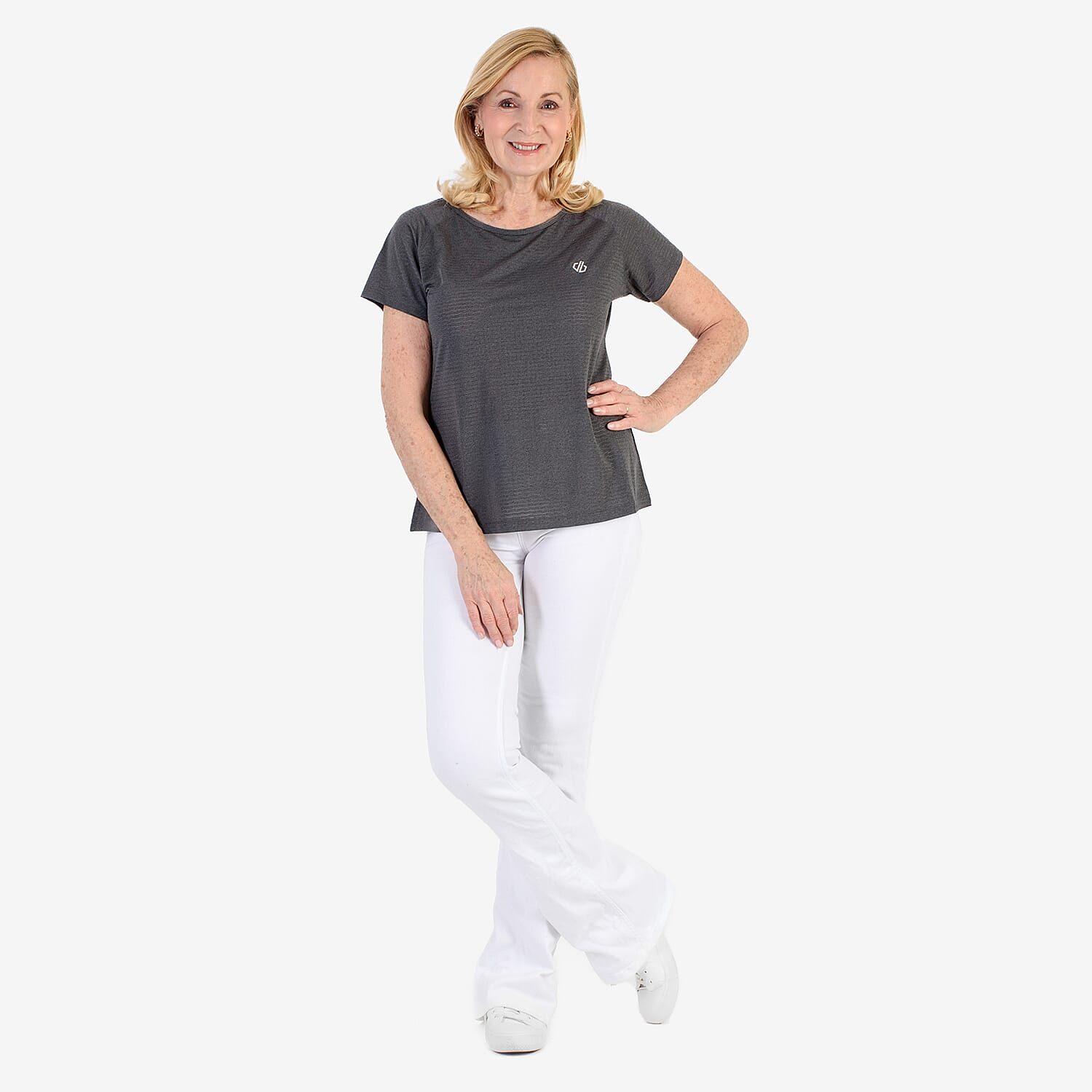 Dare 2B Defy Gym T-shirt (Size 10) - Charcoal 8061743 1