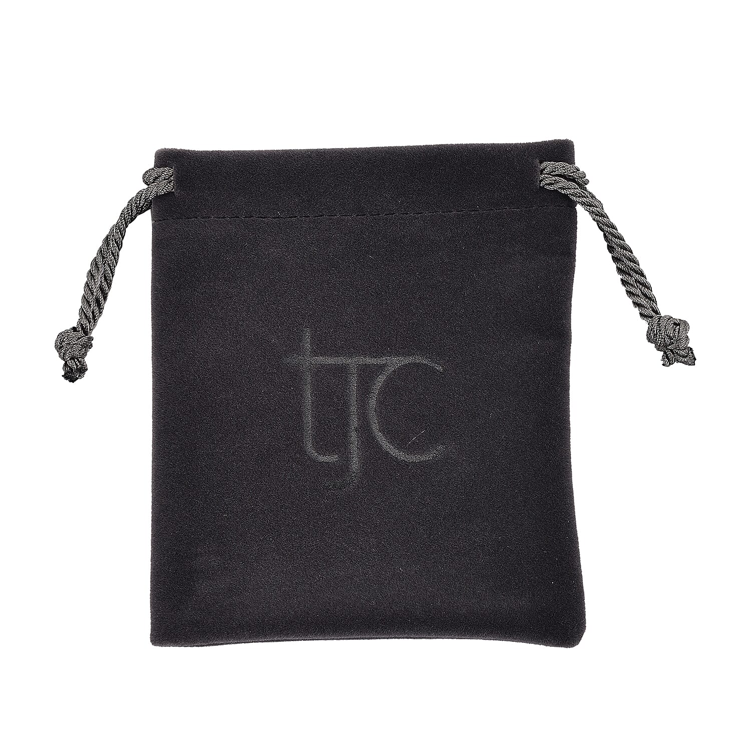 Knitted Bottom Plush Cloth Coin Pouch (Size 12x10x1 cm) - Grey 7986704 5