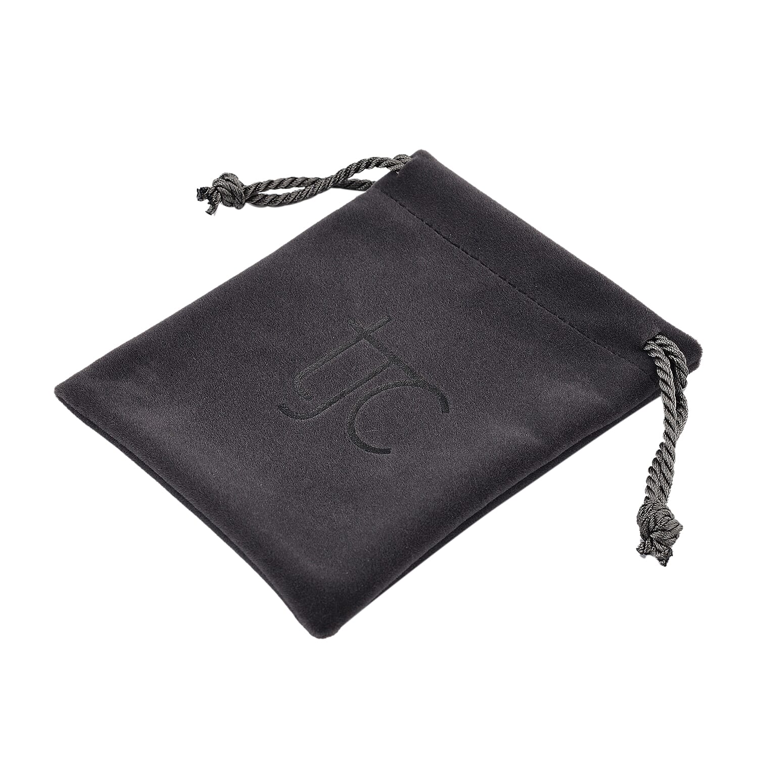 Knitted Bottom Plush Cloth Coin Pouch (Size 12x10x1 cm) - Grey 7986704 6