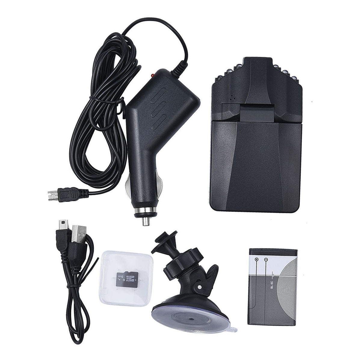 Dash Cam Plus with 8GB Memory Card - Black 7153241 6