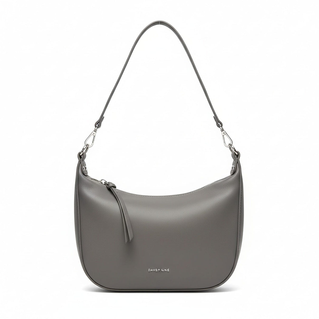 David Jones Leatherette Hobo Bag - Grey V32519429 0