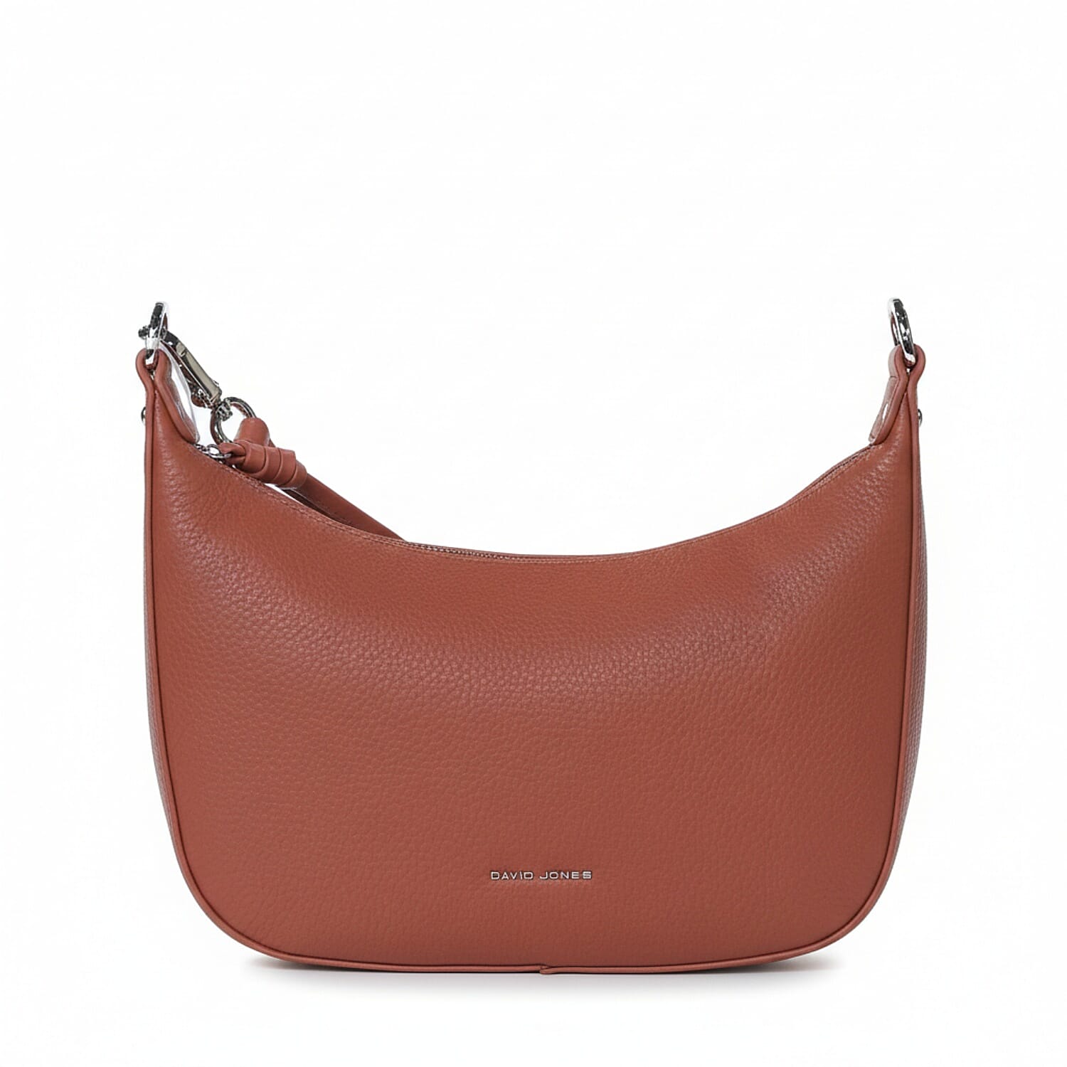 David Jones Leatherette Hobo Bag - Orange 8447658 0