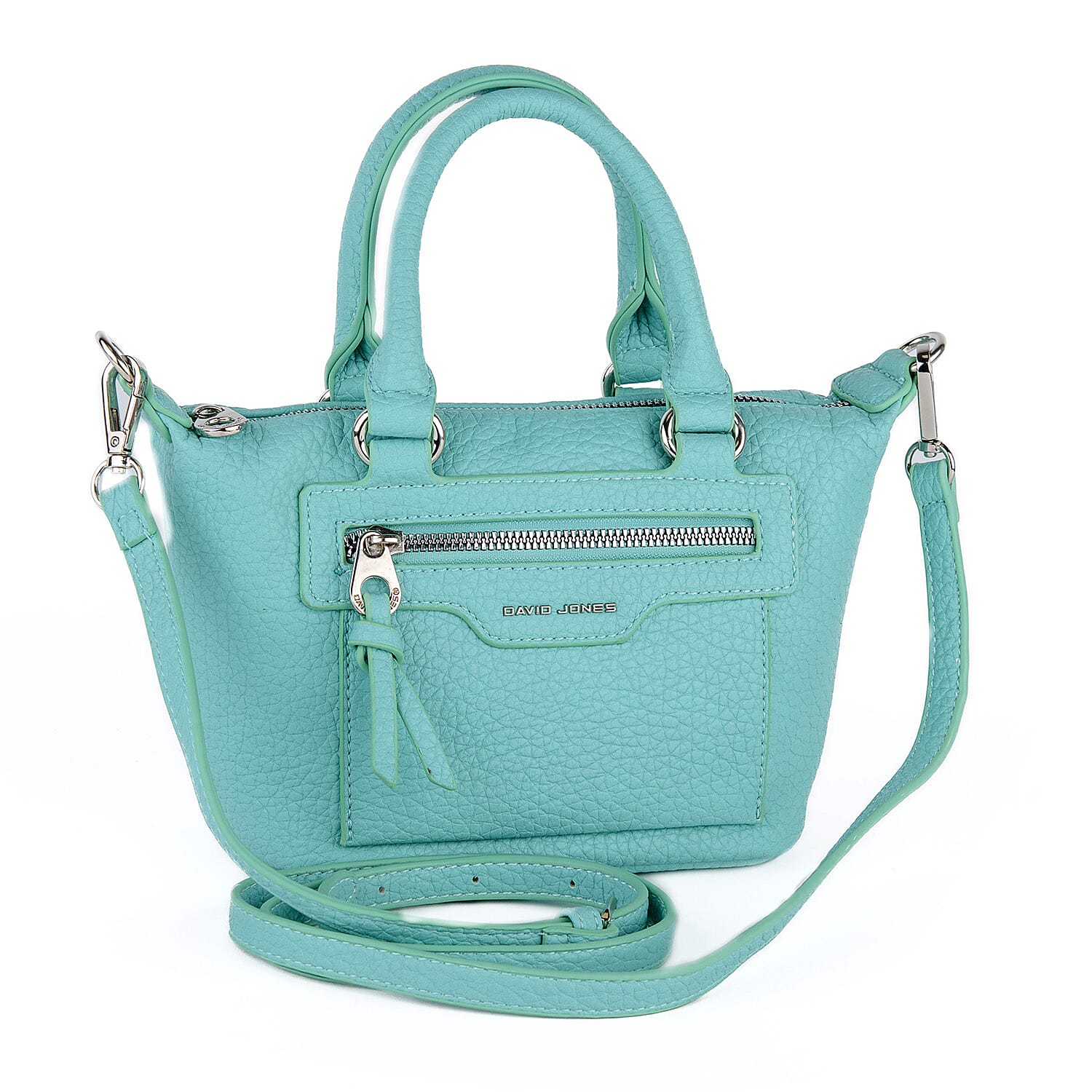 David Jones Structured Top Handle Bag - Green 8081585 1