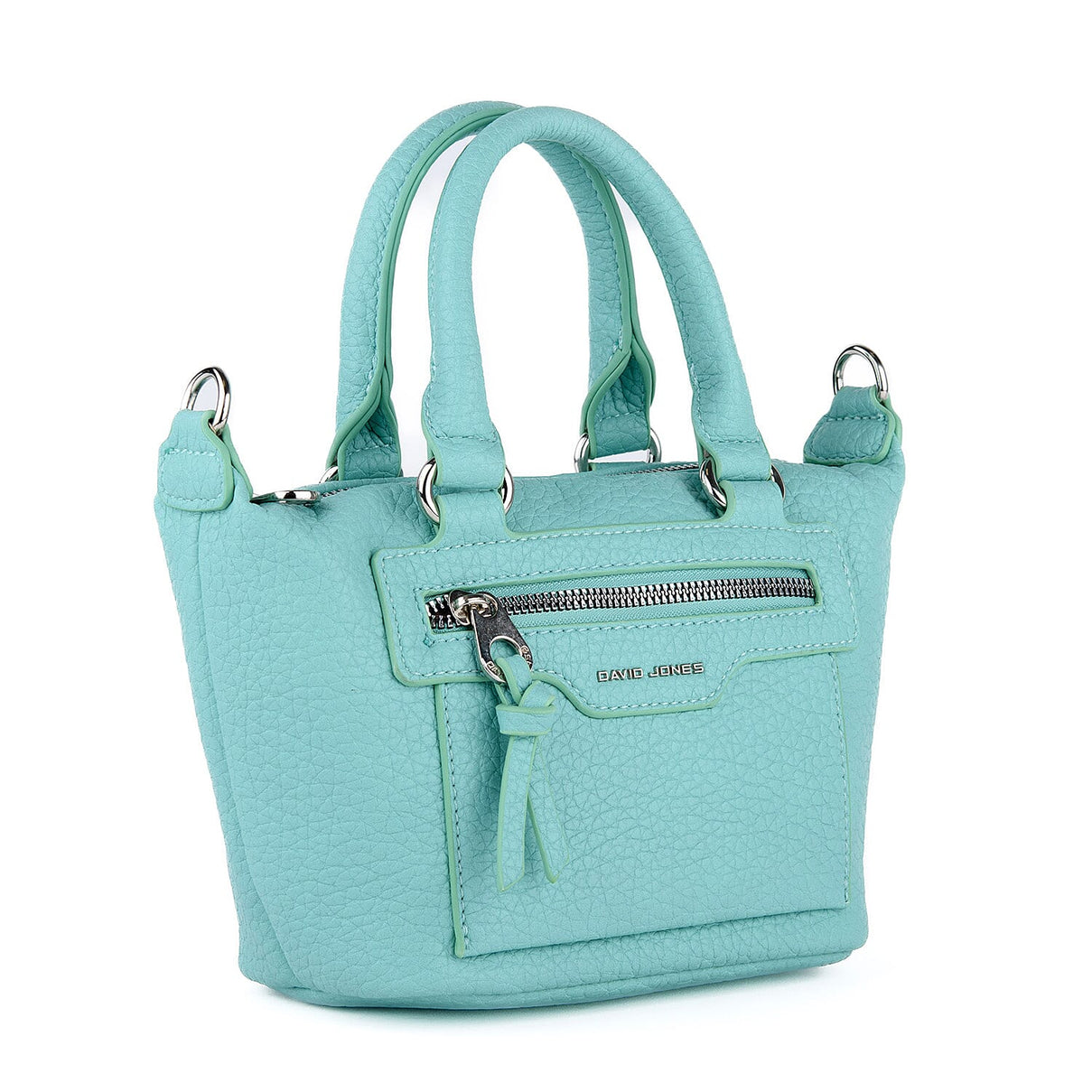 David Jones Structured Top Handle Bag - Green 8081585 2