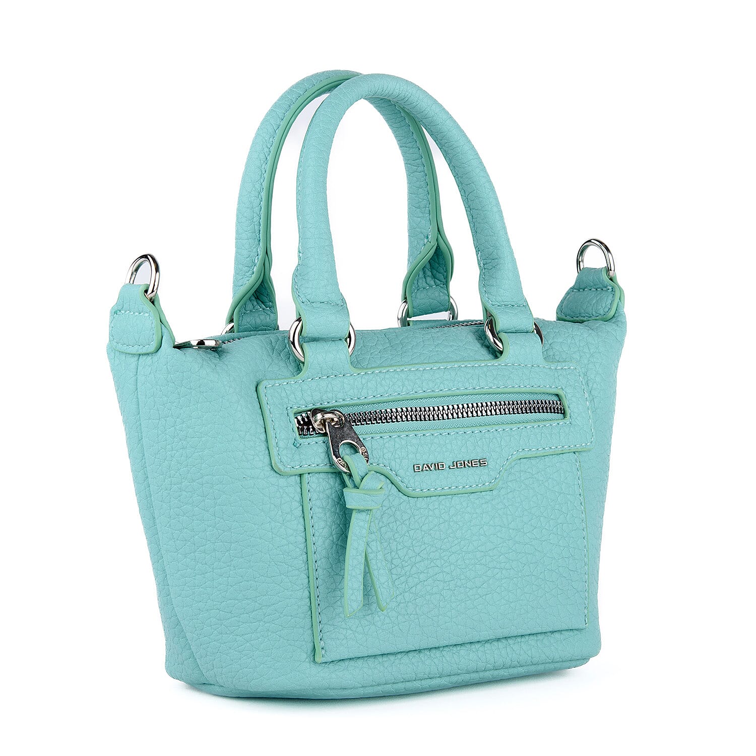 David Jones Structured Top Handle Bag - Green 8081585 2