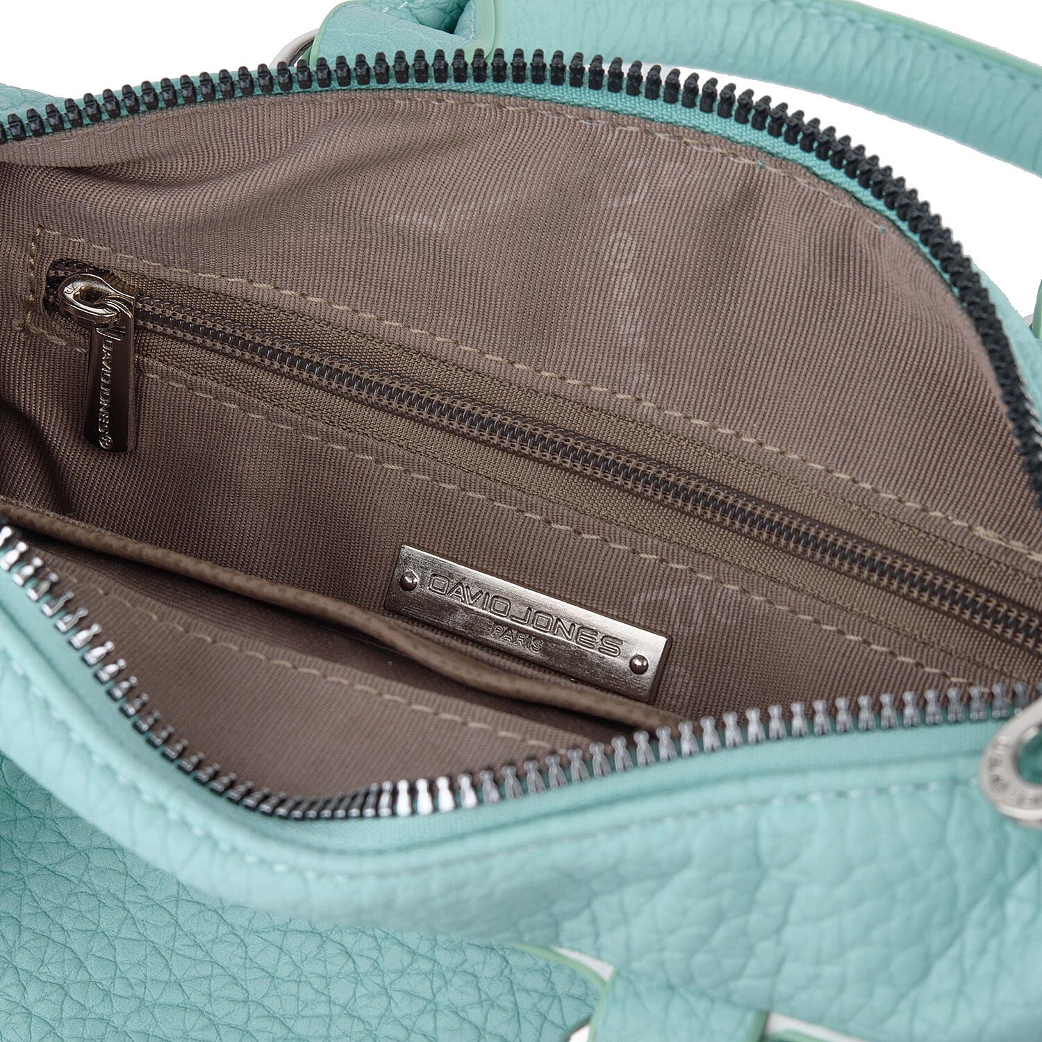 David Jones Structured Top Handle Bag - Green 8081585 4