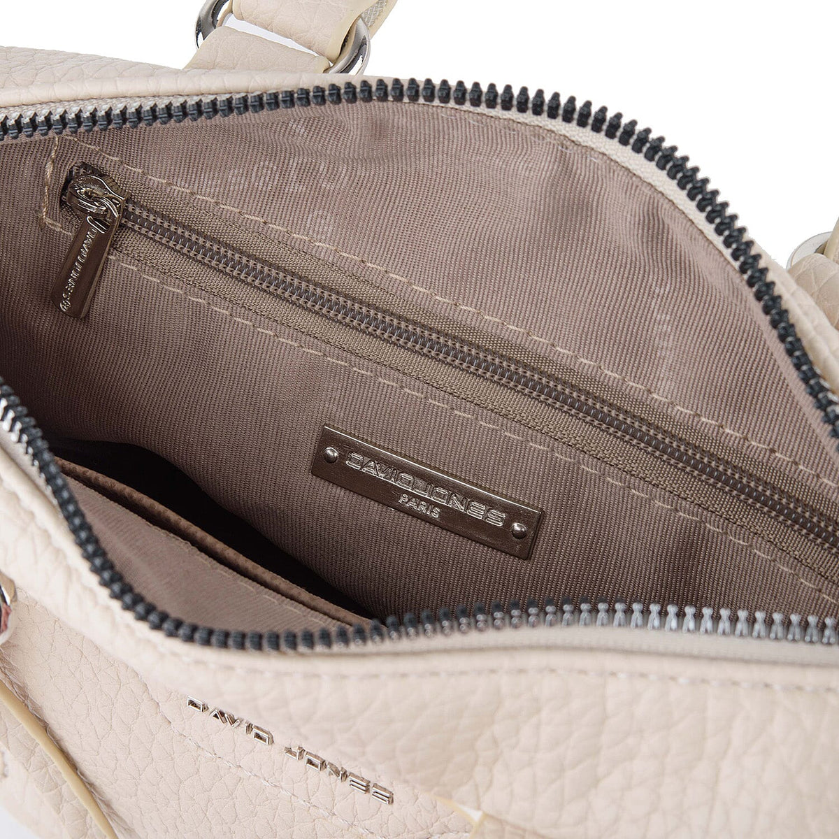 David Jones Structured Top Handle Bag - Ivory 8081549 4