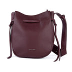 David Jones Unisex Crossbody Bag - Designed in Paris (Size - One Size) - Bordeaux