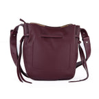 David Jones Unisex Crossbody Bag - Designed in Paris (Size - One Size) - Bordeaux