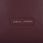David Jones Unisex Crossbody Bag - Designed in Paris (Size - One Size) - Bordeaux
