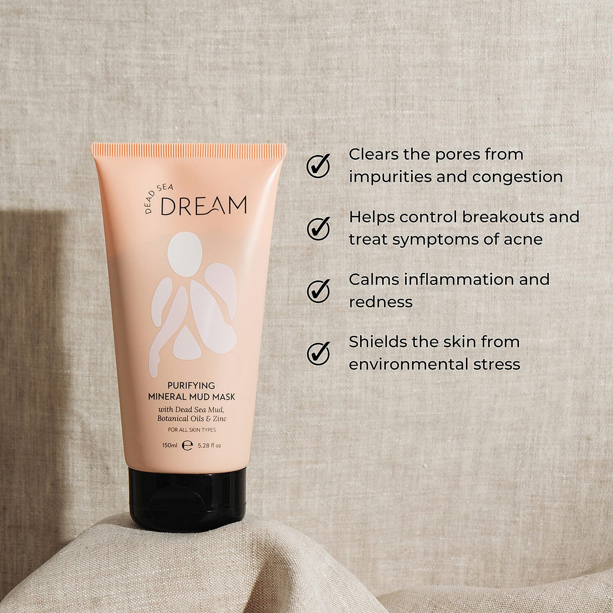 Dead Sea Dream Clear Skin Gift Set (Includes Purifying Mineral Mud Mask 150ml &amp; T-Bar Face Massager) 8102293 3