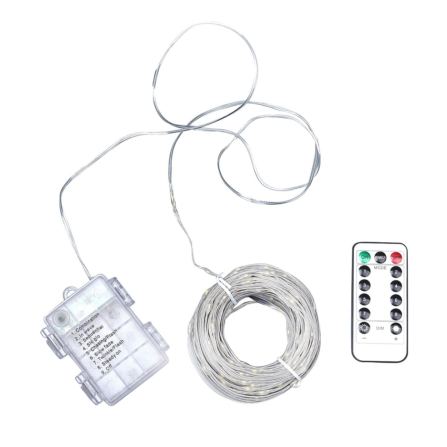 Decorative 200 Micro LED String Warm Lights with Remote Control (3xAA Battery Not Included) 7333867 2