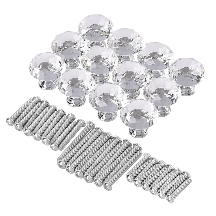 12pcs Crystal knobs with Screw Driver 7547641 1