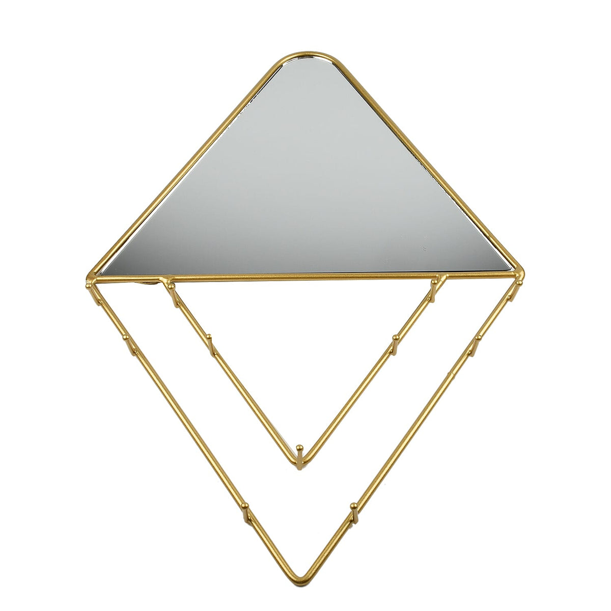 Decorative Iron Mirror - Gold 6072560 0