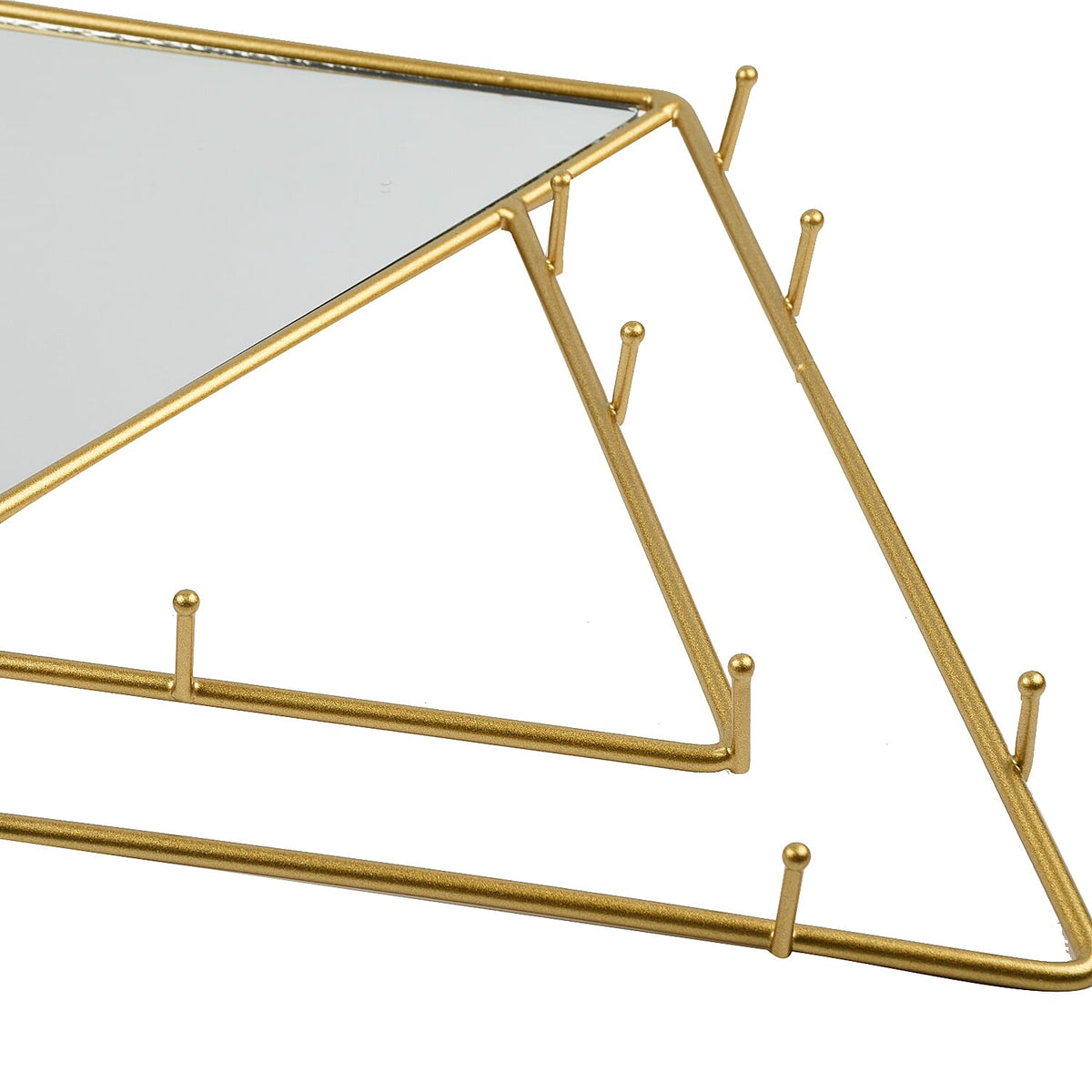 Decorative Iron Mirror - Gold 6072560 3