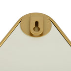 Decorative Jewelry holder with Mirror  in Gold Tone (Size 23x2x37cm)