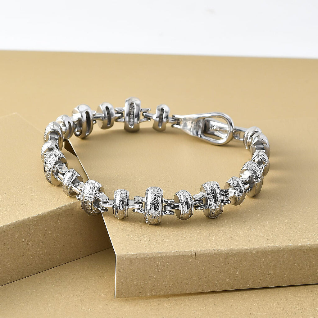 Designer Inspired- Bracelet (Size - 7.5) in Stainless Steel