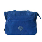 Designer Close Out Water Resistant Tote Bag with Handle Drop (Size 21x15x9 Cm) - Navy Blue