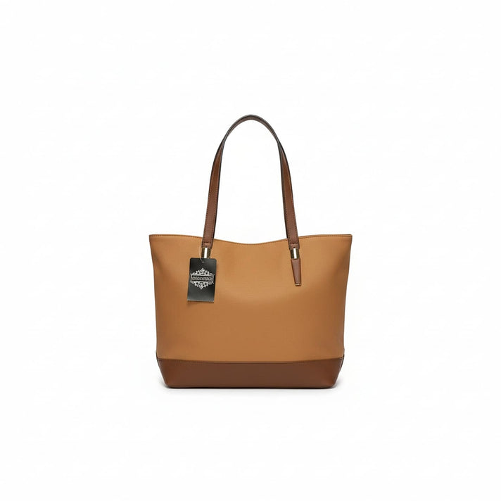 Designer Closeout 2 Toned Tote Bag - Yellow 8069413 1