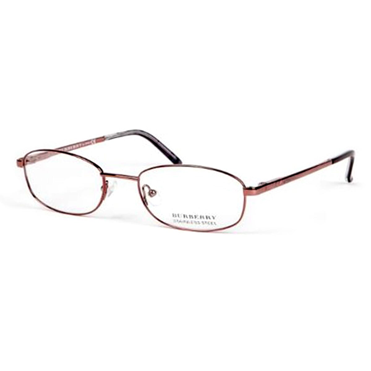Designer Closeout BURBERRY reading glass (-3.5.0D) Rectangular metal frame - Rose 7708175 0