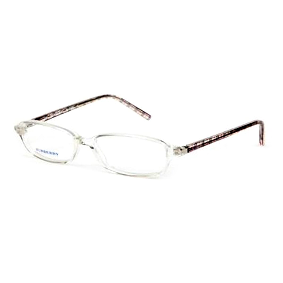 Designer Closeout BURBERRY reading glass (-4.0D) Acetate frame with Burberry Check temple- White 7708267 0