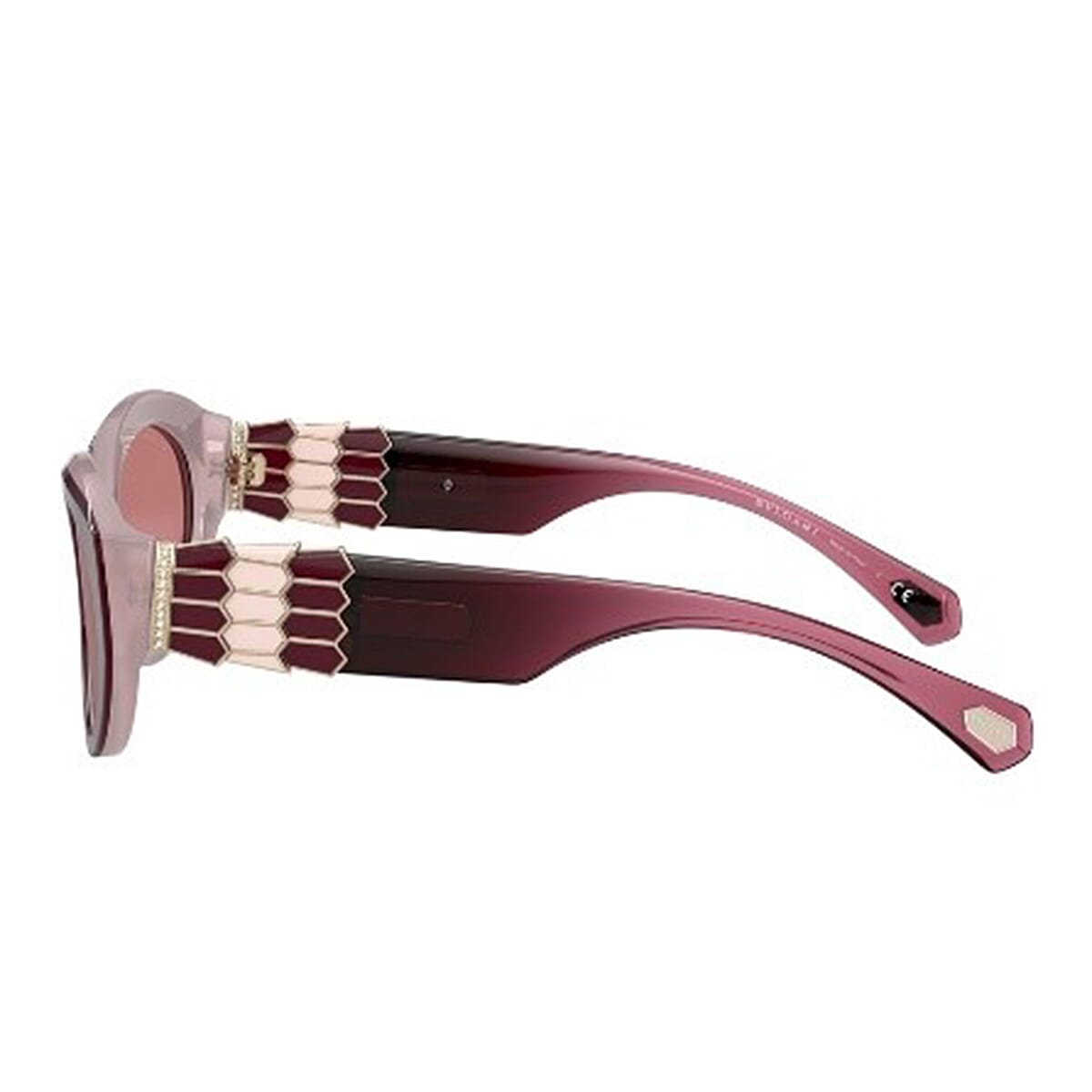 Designer Closeout Buy- BVLGARI  Ladies Sunglasses  Oval  - Red 7562900 1