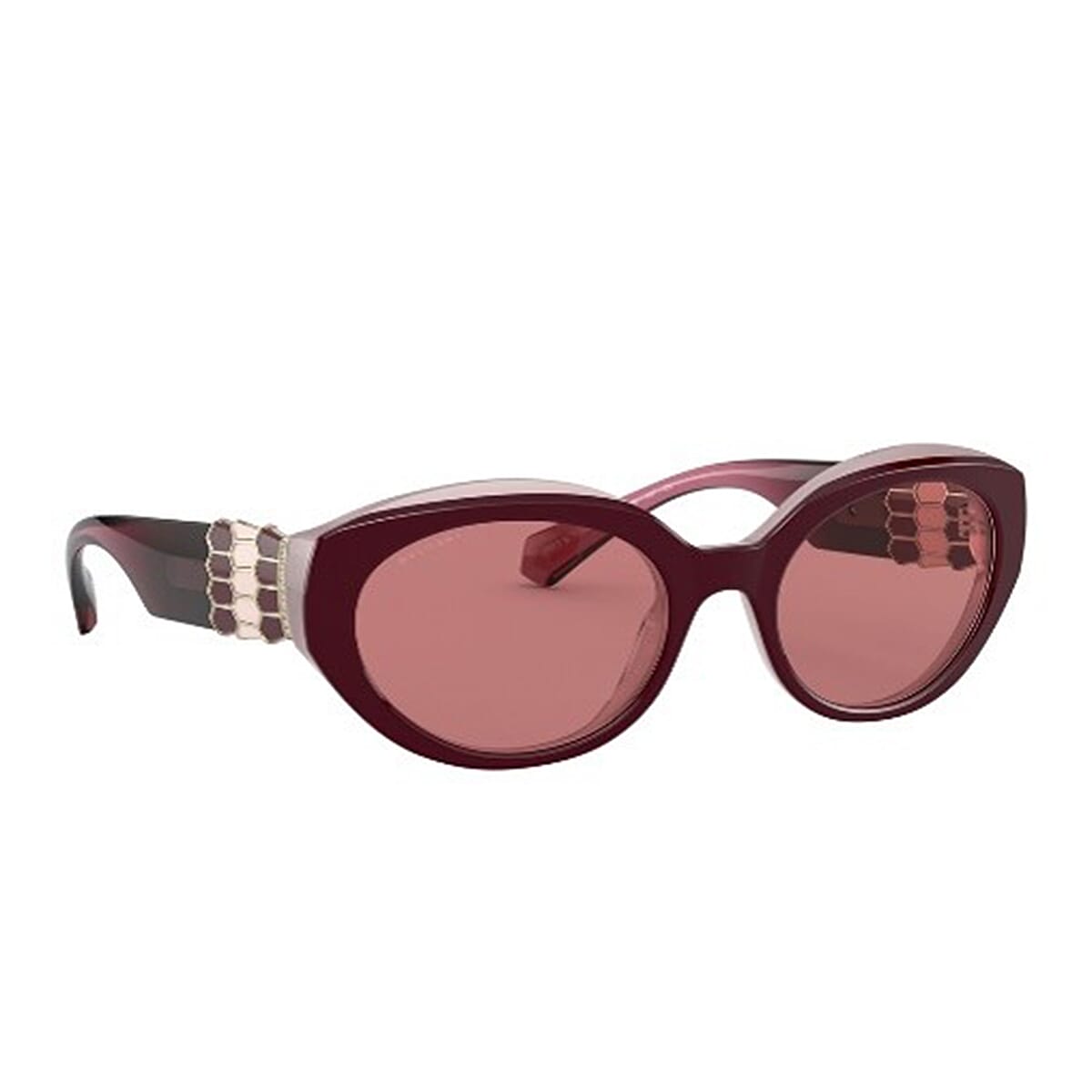 Designer Closeout Buy- BVLGARI  Ladies Sunglasses  Oval  - Red 7562900 3