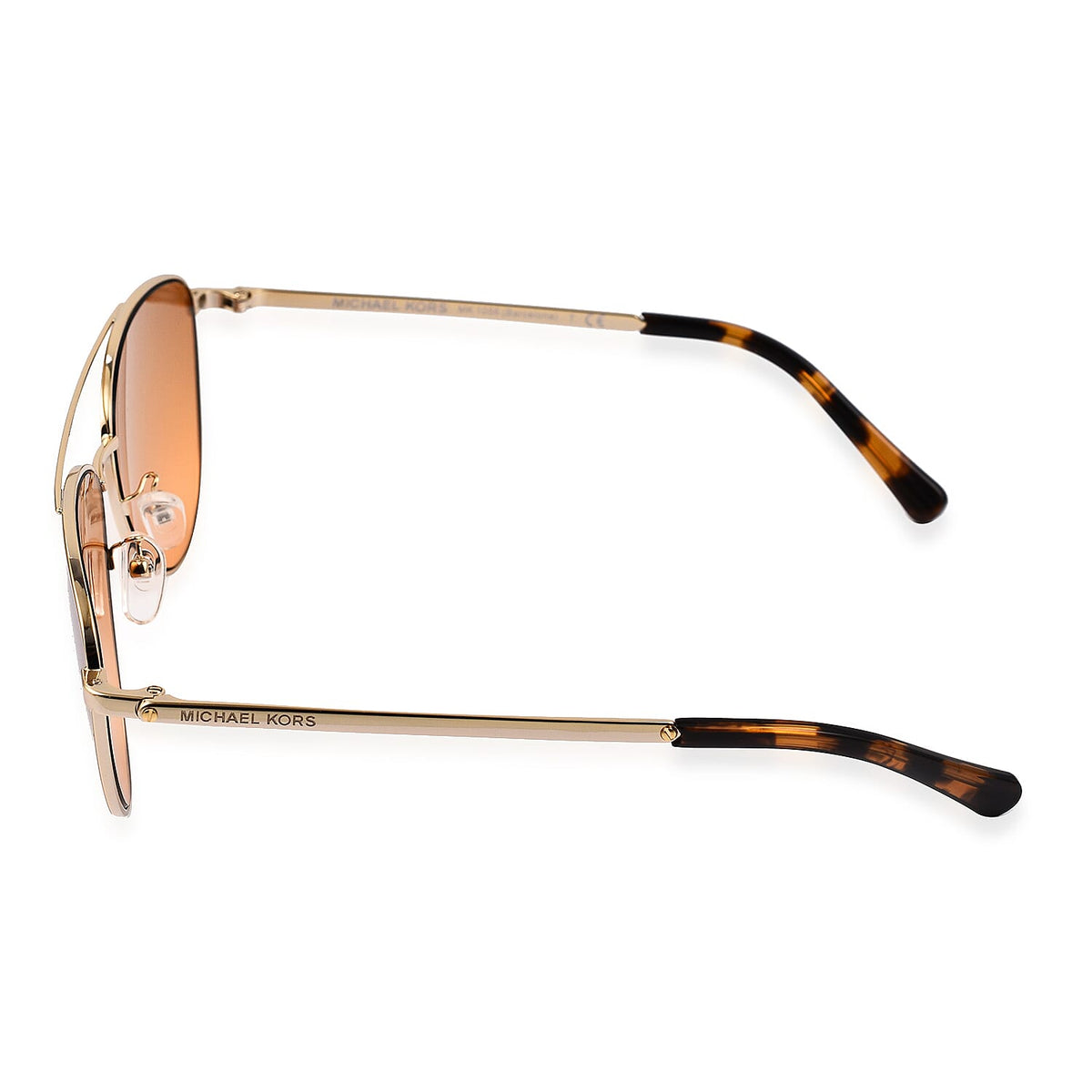 Designer Closeout Buy- MICHAEL KORS Sunglasses Pilot Shape Metal Sunglasses - Gold 7567484 2